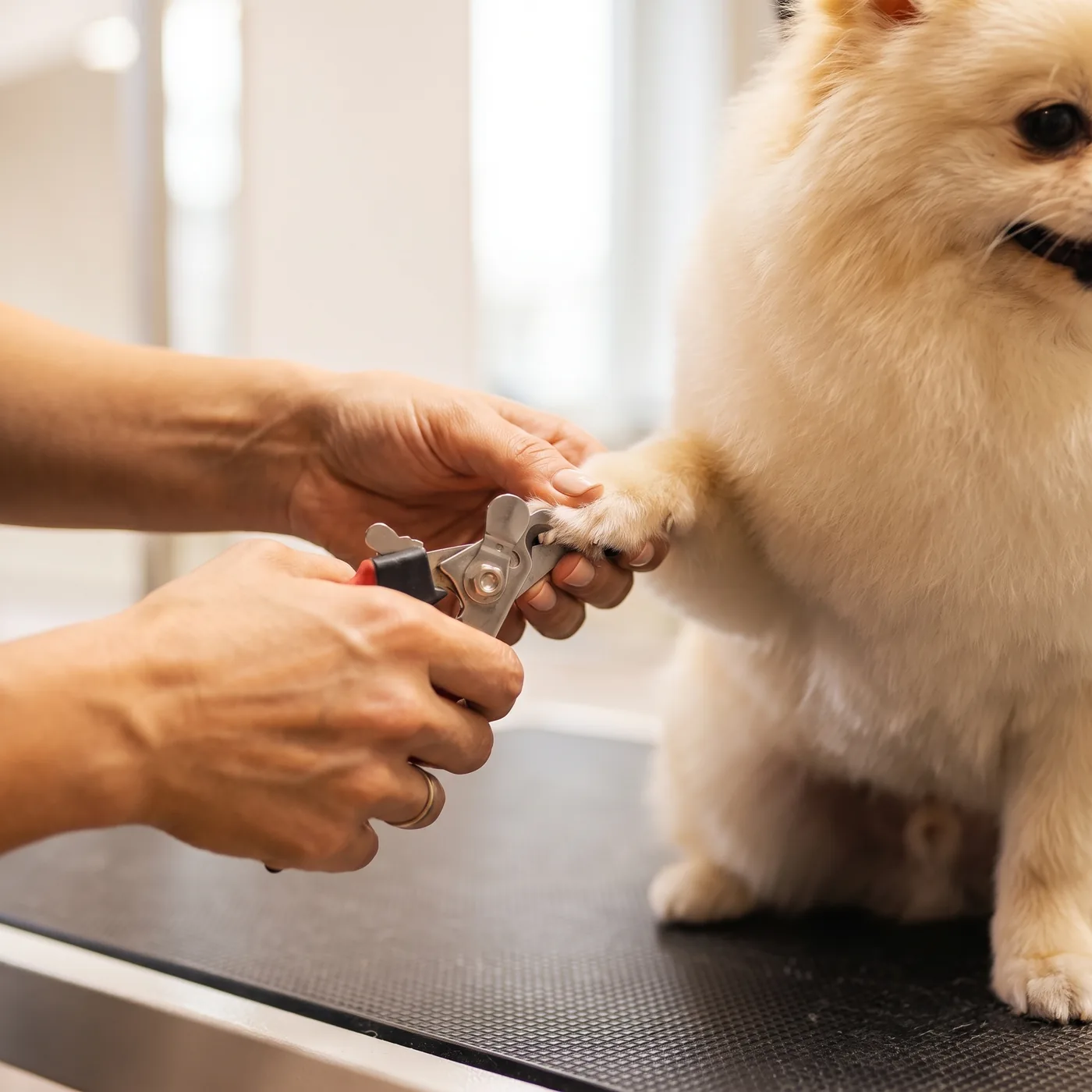 Einzelleistungen im GroomRoom Berlin: Krallen kürzen mit der Zange
